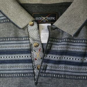 Ash Creek Trading Men's Knit Golf Polo Shirt